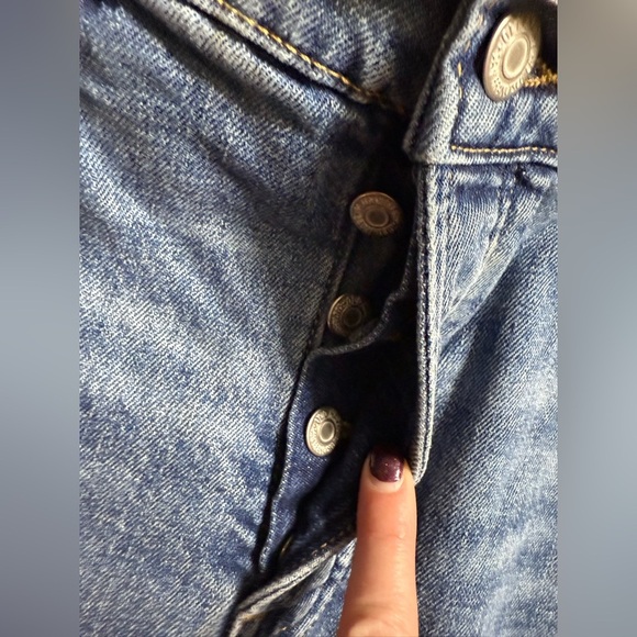 Old Navy Sky-Hi Straight Jeans - Dark Blue - Picture 6 of 10